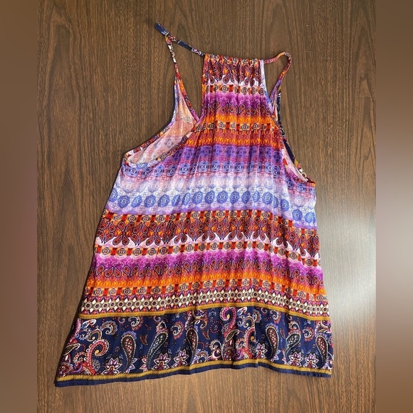 It Girl tank Multicolor Stripe Sz L - Picture 7 of 16